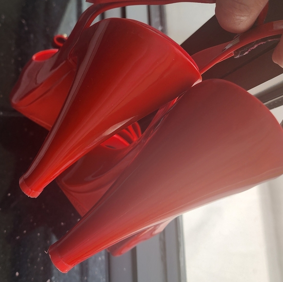 Melissa Jelly Red Bow Heels - Picture 8 of 10